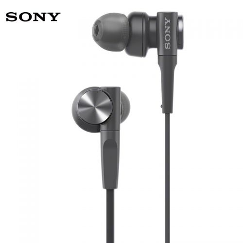 索尼（SONY） MDR-XB55AP/XB75AP耳机入耳式有线控带麦重低音立体声手机通话音乐 MDR-XB55AP黑色