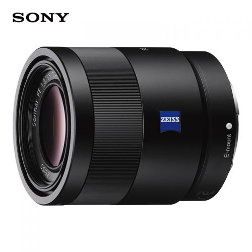 索尼（SONY）Sonnar T* FE 55mm F1.8 ZA全画幅蔡司标准定焦微单相机镜头 E卡口(SEL55F18Z)人像 街拍 风光